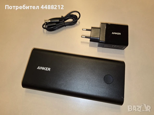 Външна USB батерия Anker PowerCore+, 26800 mAh