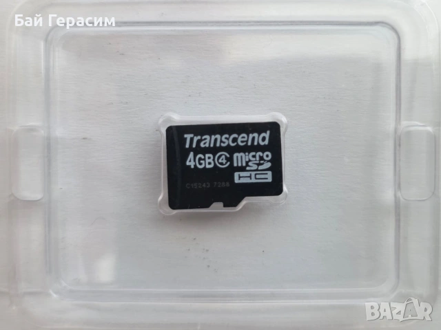 карта памет Transcend microSD 4GB