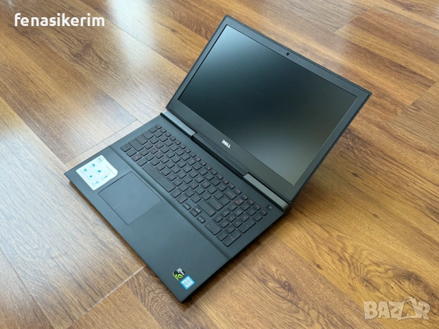 15.6' 4K UHD i7-7700HQ DELL Gaming 7567  8GB DDR4/128GB SSD+500GB/GTX 1050 Ti 4GB/Подсветка/Бат 3ч, снимка 9 - Лаптопи за игри - 53333627
