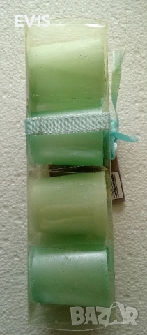 ✨ Френски Коледни свещи – комплект 4 броя ✨, снимка 2 - Декорация за дома - 51892137