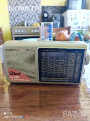 Портативно радио Sangean SG622, снимка 2 - Радиокасетофони, транзистори - 51314730