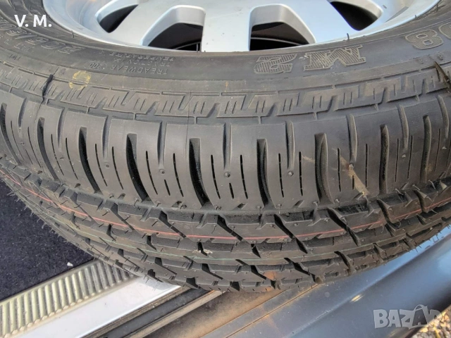6JX15H2 ET45 алуминиеви джанти с Michelin и Dunlop гуми, снимка 2 - Гуми и джанти - 53399793