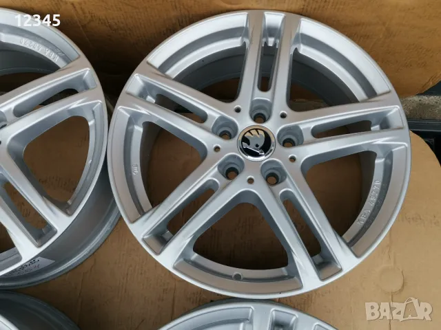 17’’5x112 za skoda 17”5х112 за шкода-№664, снимка 5 - Гуми и джанти - 48486076