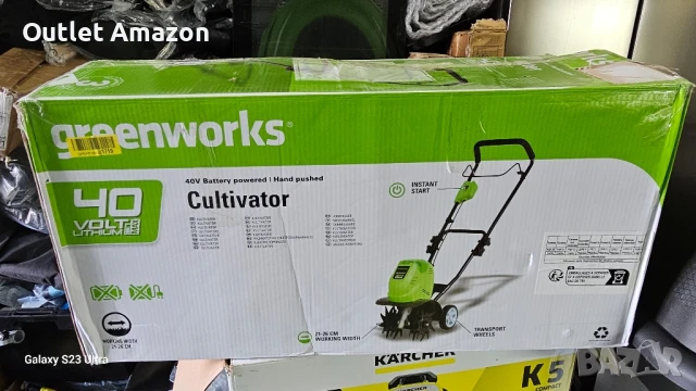 акумулаторен мотокултиватор Greenworks 40V G40TL 27087

, снимка 9 - Градинска техника - 50443858