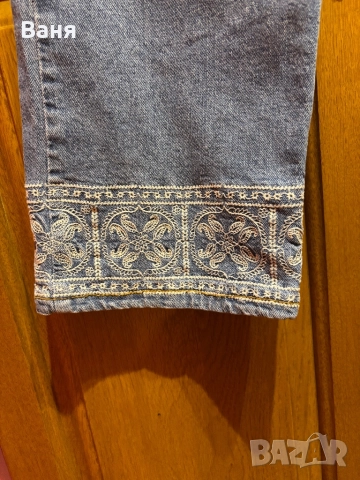 Дънки с бродерия springfield, снимка 3 - Дънки - 52915690