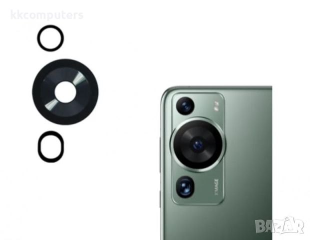 Стъкло камера за Huawei P60 Pro / Черен / Баркод : 563524, снимка 1 - Резервни части за телефони - 46388997