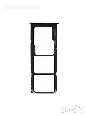 SIM-MicroSD държач Samsung Galaxy A71 (SM-A715) Цвят: Black