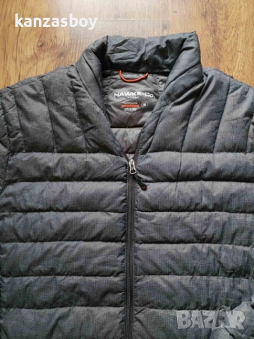 Hawke & co packable down jacket - пухено УЛТРАЛЕКО яке КАТО НОВО М, снимка 2 - Якета - 52067216