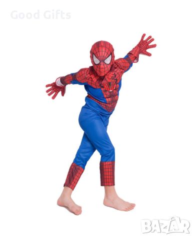 Детски костюм на Спайдърмен с мускули и маска Spiderman, снимка 4 - Други - 45521457
