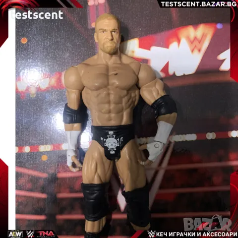 Екшън фигура WWE Triple H Трите Хикса Mattel basic Series играчка figure, снимка 1 - Колекции - 48503791