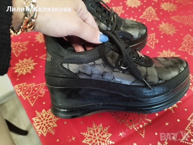 Нови дамски обувки,естествена кожа,номер37, снимка 2 - Маратонки - 52351850