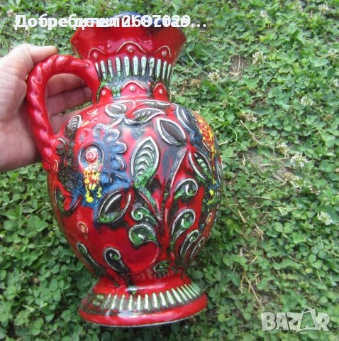 Вази: петел ваза керамика стара фигура статуетка, бонбониера, антика антики, снимка 12 - Статуетки - 30603032