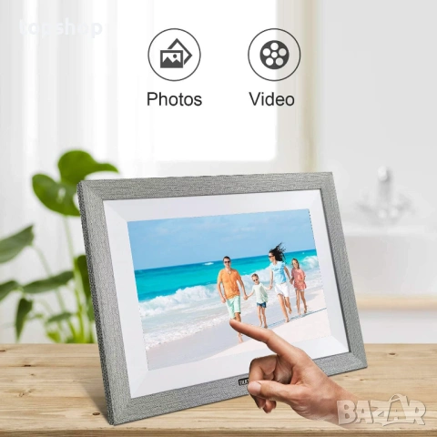 10.1" Смарт Дигитална Рамка с Андроид DUODUOGO – WiFi, Full HD и IPS Тъчскрийн  , снимка 4 - Друга електроника - 53578341