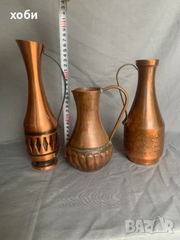 медни кани вази , снимка 2 - Антикварни и старинни предмети - 51394814