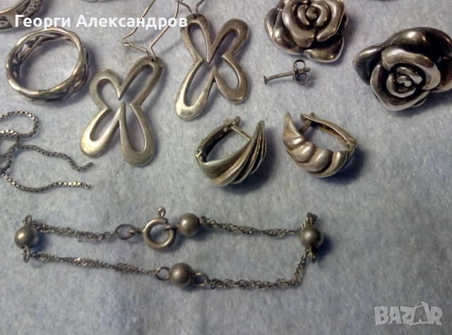 СРЕБЪРНА КОЛЕКЦИЯ Сребърни БИЖУТА Сребро 925 - 68 грама МОЖЕ и на БРОЙКА - По ДОГОВАРЯНЕ, снимка 8 - Бижутерийни комплекти - 52634678