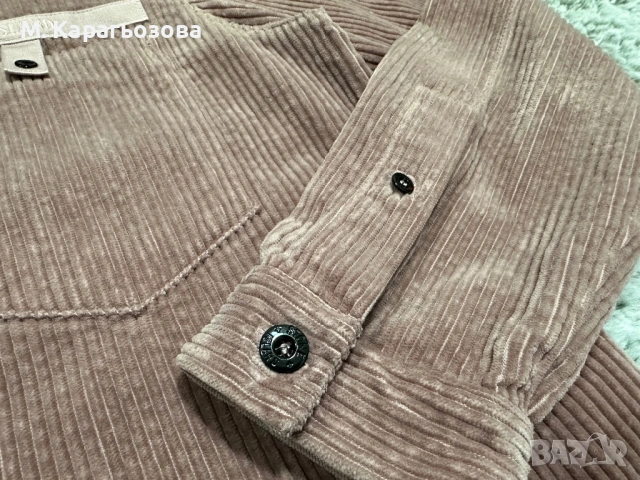 Мъжко! Stone Island Corduroy Overshirt, Размер XL, снимка 6 - Ризи - 53215238