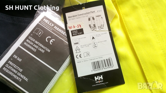 HELLY HANSEN Aberdeen Consruction Pant Work Wear 52 / L работен панталон W3-17, снимка 18 - Панталони - 52076167