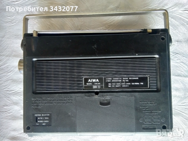 Радио касетофон Аива, снимка 3 - Радиокасетофони, транзистори - 52425361