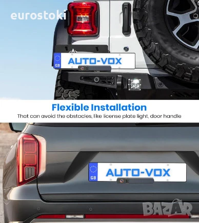 AUTO-VOX комплект соларна камера за заден ход с монитор, монитор 5 инча безжична HD камера , снимка 5 - Аксесоари и консумативи - 51291471