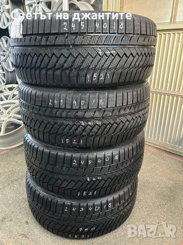 Гуми 245/40/18 Зимни 4 броя  Continental TS 850 P, снимка 2 - Гуми и джанти - 53497109