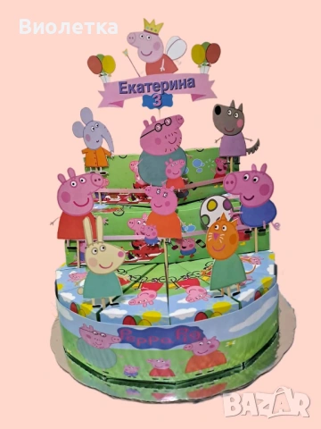 Картонени торти за детски рожден ден – по поръчка, снимка 15 - Други услуги - 53463642
