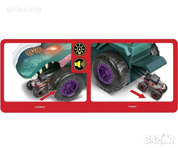 Hot Wheels - Голямо бъги: Ужасяващият Мега-рекс, снимка 5 - Коли, камиони, мотори, писти - 45149948