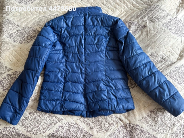 Синьо дамско яке - ХЛ размер, снимка 2 - Якета - 54013973