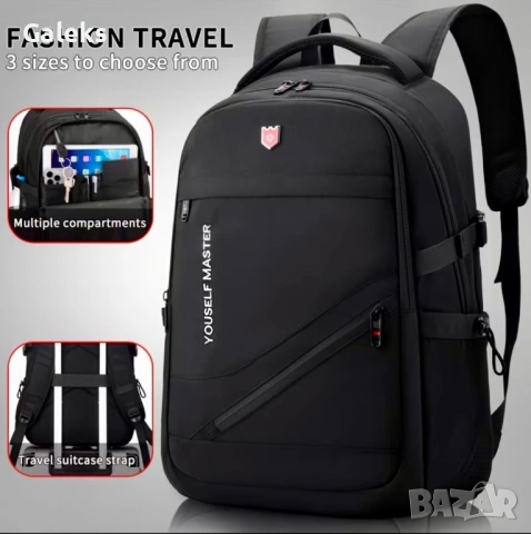 Мъжка оригинална и обемна раница /Универсална с широко предназначение!