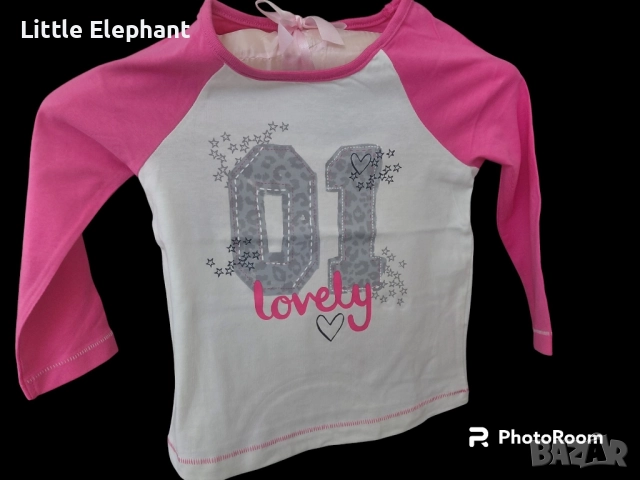 Блузка с дълъг ръкав за 2-3 год мом"01 Lovely stars",Англия/нова