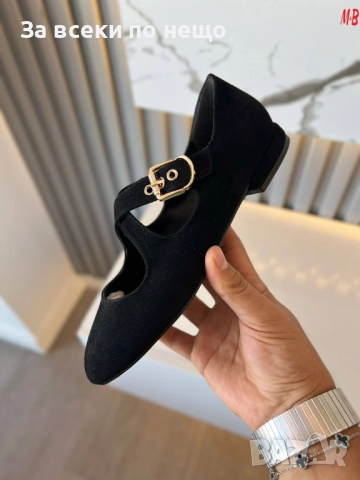 Дамски Велурени Обувки - Налични Различни Цветове Код SK411, снимка 4 - Дамски ежедневни обувки - 52870948