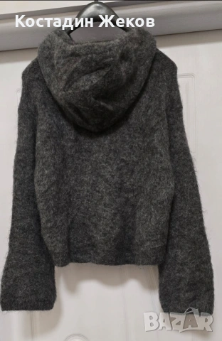  Ново. Дамско оригинално худи от мохер ,супер мек с качулка. & Other Stories. , снимка 6 - Блузи с дълъг ръкав и пуловери - 53242417