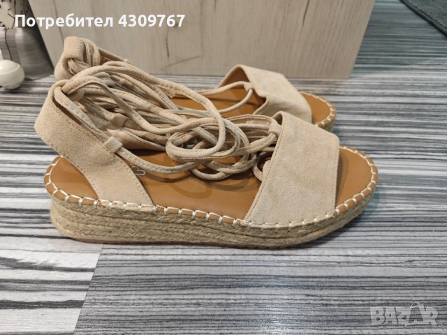 Дамски сандали с платформа. , снимка 4 - Сандали - 51937002