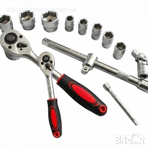 Гедоре к-т 303части 1/2", 1/4" STAHLMAYER, снимка 7 - Гедорета - 53911896