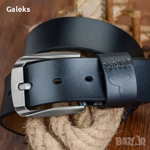 Премиум* Мъжки Ежедневен Спортен Колан COWATHER*/ Естествена телешка кожа!, снимка 2 - Колани - 49927906