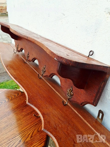 Масивни стенни закачалки/ лавици, снимка 10 - Закачалки - 54025610