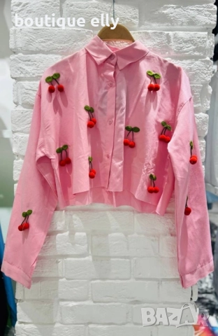 дамска риза с череши