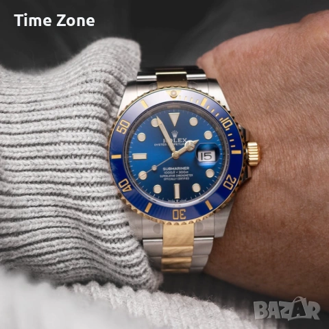 Rolex Submariner 40mm 'Bluesy' Two Tone Yellow Gold Ceramic Automatic Различни Варианти, снимка 10 - Мъжки - 54072847