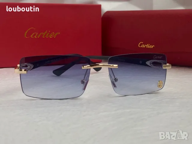 Cartier 2024 мъжки слънчеви очила , снимка 7 - Слънчеви и диоптрични очила - 47154113