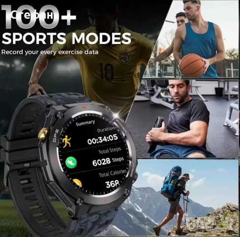 Смарт часовник с GPS , снимка 7 - Смарт часовници - 52773933