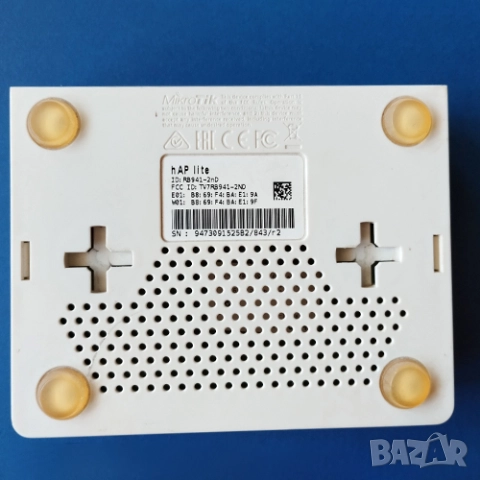 Mikrotik RouterBOARD hAP lite Wireless WiFi - един от най-добрите рутери - рутер който не забива , снимка 3 - Рутери - 52295924