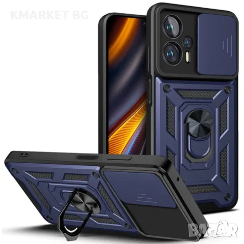 Xiaomi Poco X4 GT 5G / Redmi Note 11T Pro+ 5G / Redmi Note 11T Pro 5G Удароустойчив Ring Holder Калъ, снимка 4 - Калъфи, кейсове - 48823107