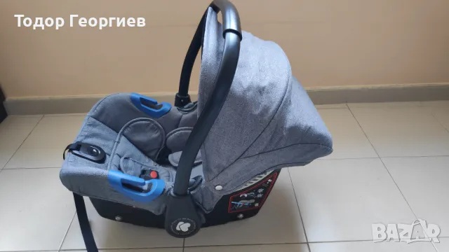 Бебешка количка Kikka Boo 3 в 1 Vicenza Premium gray , снимка 9 - Детски колички - 47039132