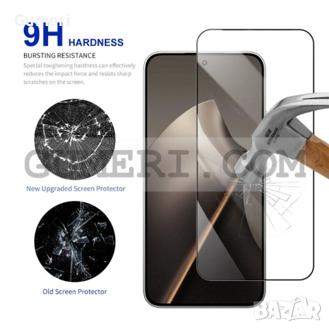 Протектор за Целия Екран Full Glue за Xiaomi 15T Pro, снимка 4 - Фолия, протектори - 53260570