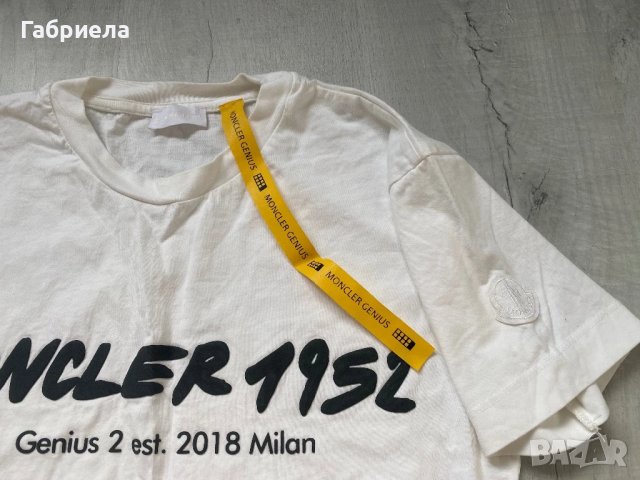 Къси дънкови панталони и тениска Moncler, снимка 4 - Тениски - 50967326