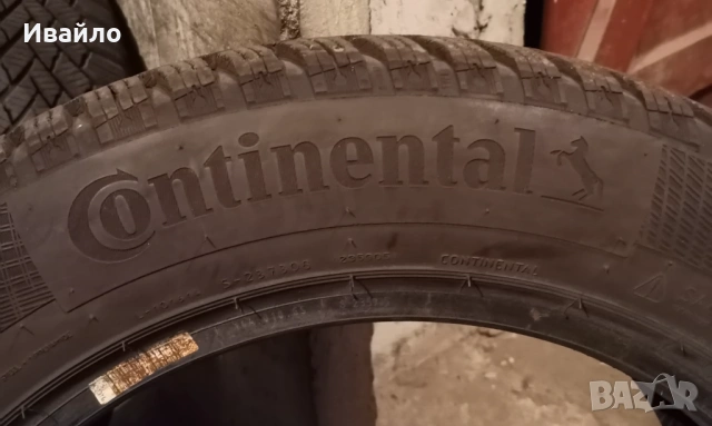 Продавам 2 броя зимни гуми 185.60.15 на 1 сезон дот 2021 Контентал , снимка 4 - Гуми и джанти - 54051654