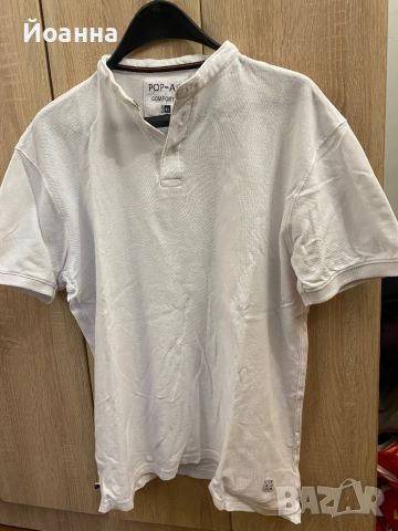 Бяла мъжка тениска, снимка 1 - Тениски - 45538391