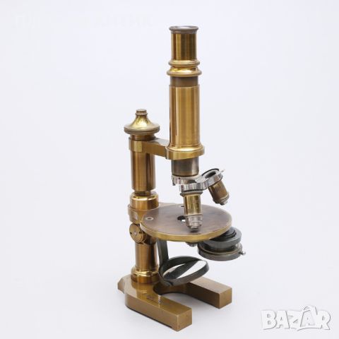 1893 г.! Микроскоп ERNST LEITZ WETZLAR, снимка 3 - Антикварни и старинни предмети - 45454946