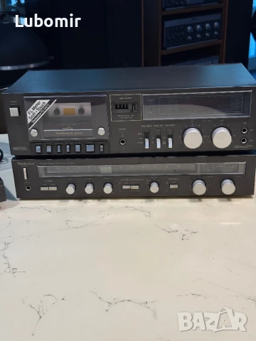 Technics-грамофон SL-303-нов ремък,Дек RS-M215,Ресивър SA-103.