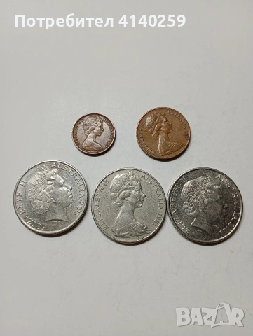 АВСТРАЛИЯ МОНЕТИ 20 ЦЕНТА 2011 1981 Г , снимка 5 - Нумизматика и бонистика - 53080987