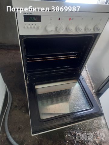 печка с керамични котлони  Siemens , снимка 7 - Печки, фурни - 46451374